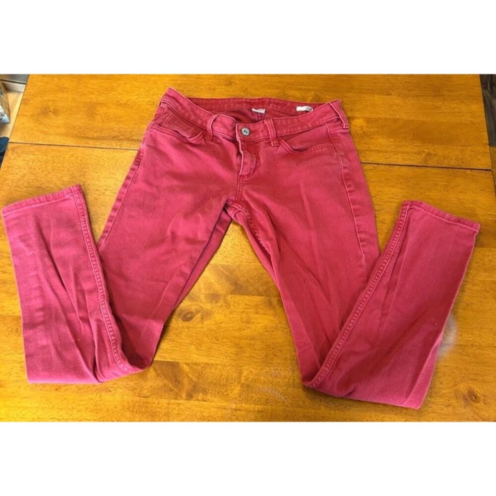 Arizona Jeans Super Skinny Red Jeans Size 7